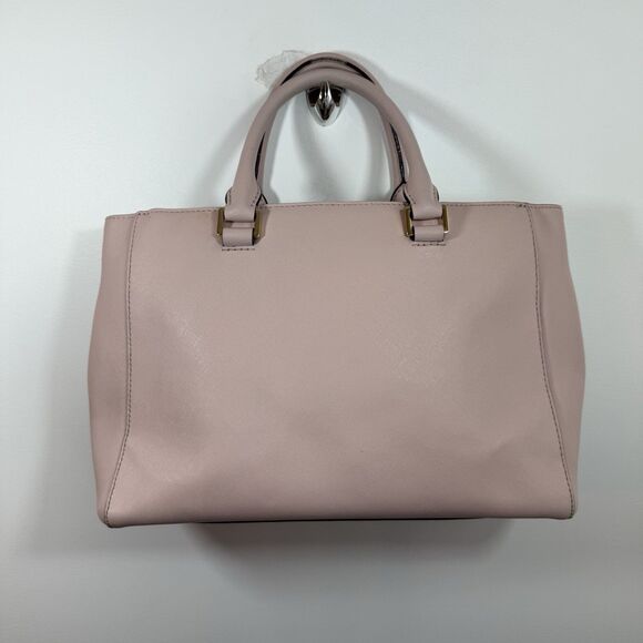 Michael Kors Kellen Saffiano Satchel Large Matching Jet Set Wallet Blossom Pink - Picture 3 of 16